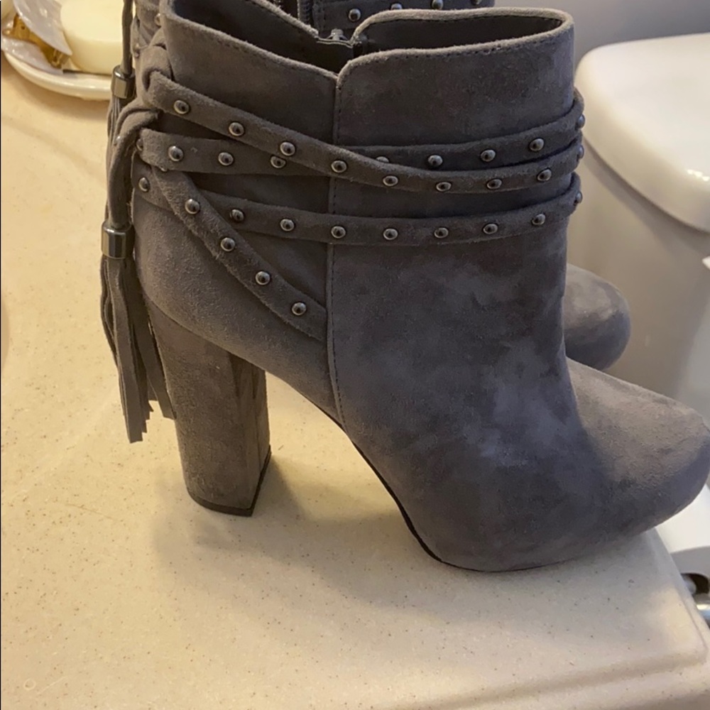 Jessica Simpson suede booties
